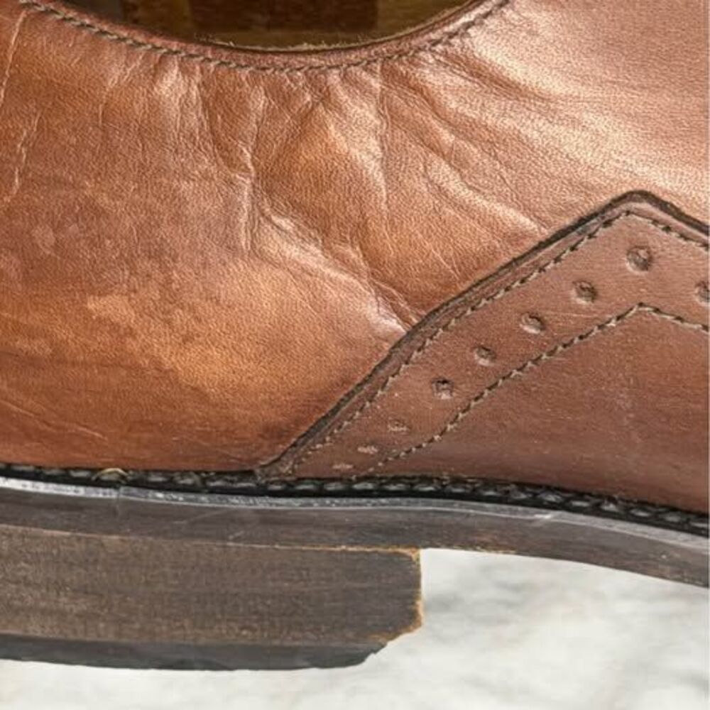 Bachrach Brown Leather Dress Shoes - Picture 9 of 9